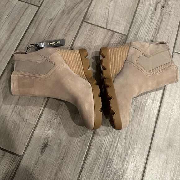 Sorel Women's Joan Uptown Chelsea Wedge Bootie - Omega Taupe NWOB Sz 9 - Picture 5 of 9